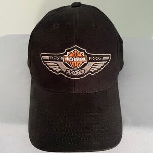 Harley-Davidson Black Cotton Cap 100 Years